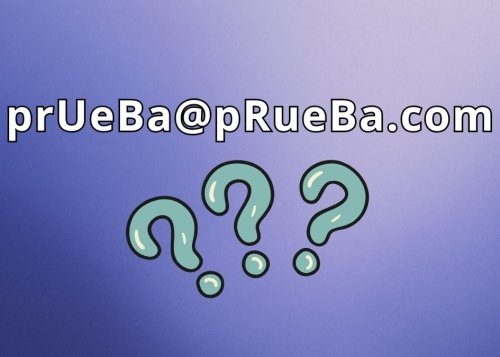 ¿Importan las mayúsculas en una dirección de correo?