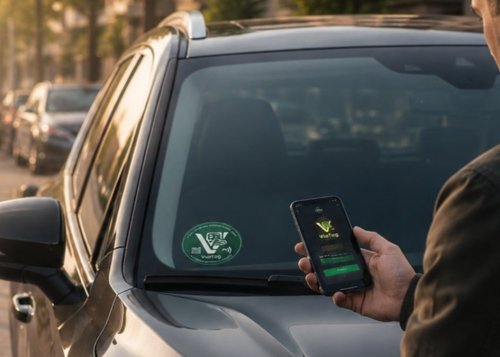 Este QR en tu coche hace que se puedan comunicar contigo fácilmente y avisarte de cualquier incidencia