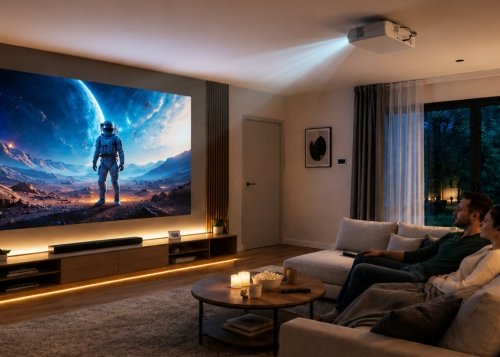 El cine de 500 pulgadas llega a tu casa con una nueva era de proyección 4K con IA