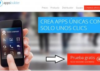 Crea tus apps con Appsbuilder
