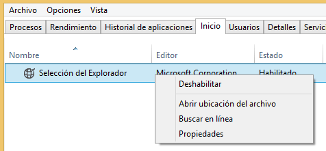 Imagen - C&oacute;mo eliminar el mensaje de Selecci&oacute;n del Explorador