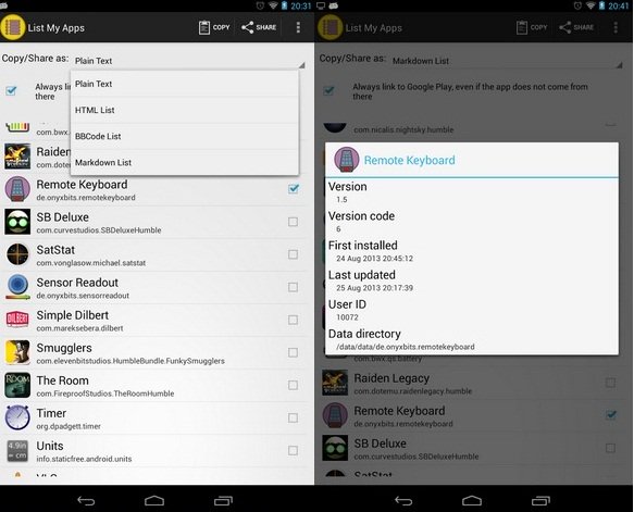 Imagen - Cómo guardar una lista de apps instaladas en Android