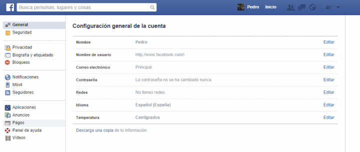 Imagen - Cómo guardar los datos de Facebook, Twitter, Instagram y Google+