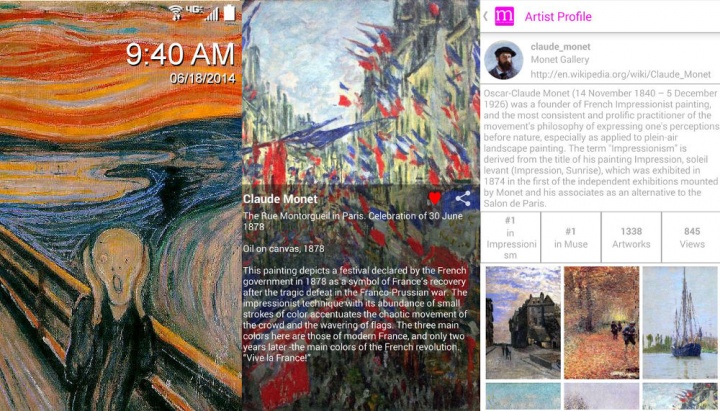 Imagen - Muse Art Lock Screen: arte en tu pantalla de bloqueo