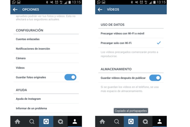 Imagen - C&oacute;mo evitar que Instagram reproduzca los v&iacute;deos autom&aacute;ticamente