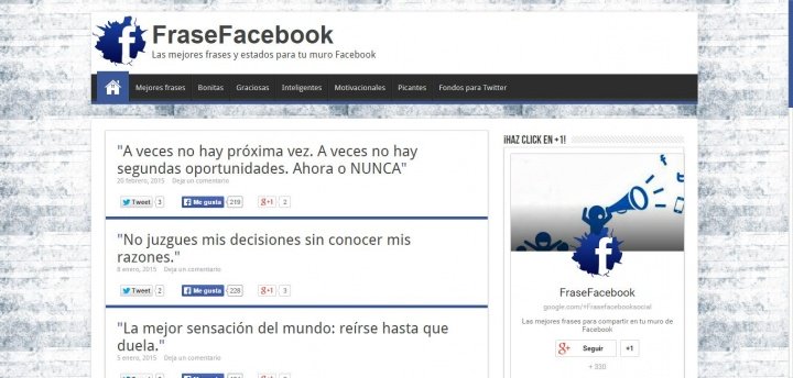 Imagen - 5 webs con frases para Instagram, Facebook y Twitter