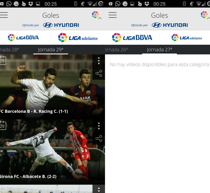 Imagen - C&oacute;mo ver los goles de la Liga BBVA en el m&oacute;vil