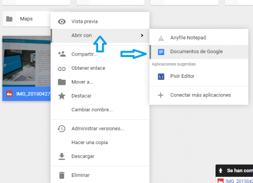 Imagen - C&oacute;mo editar texto de una imagen con Drive