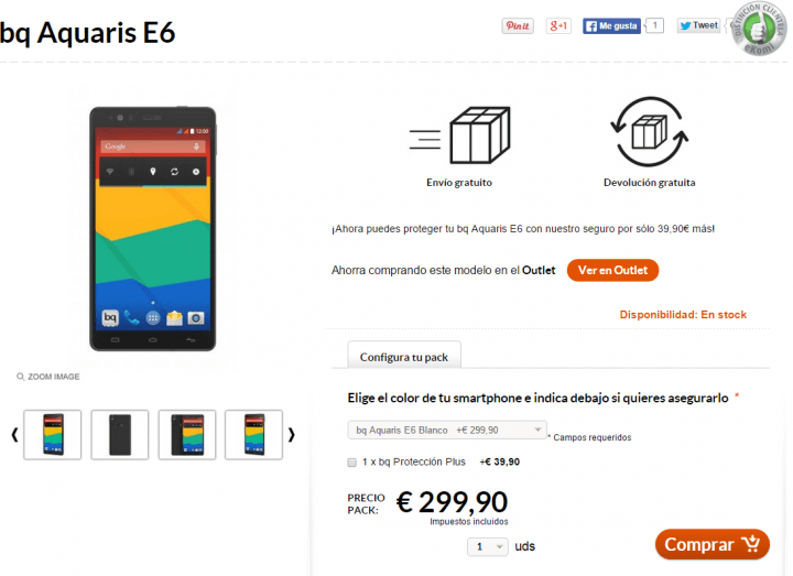 Imagen - Review: bq Aquaris E6, uno de los mejores phablets del mercado