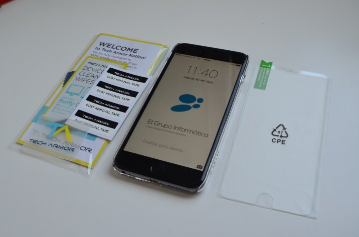 Imagen - Review: protector Tech Armor HD Ballistic Glass para iPhone 6 Plus, protecci&oacute;n antibalas