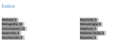 Imagen - Ordenar alfab&eacute;ticamente un &iacute;ndice en Word