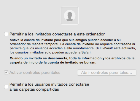 Imagen - C&oacute;mo activar el modo invitado en OS X Yosemite