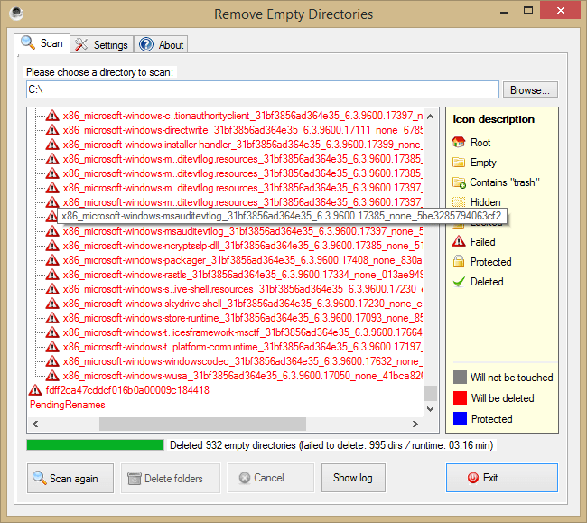 Imagen - Elimina carpetas vacías en Windows