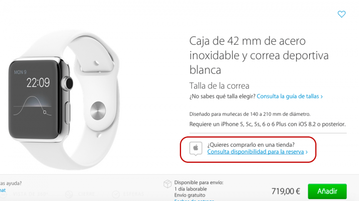 Imagen - Reservar Apple Watch en España