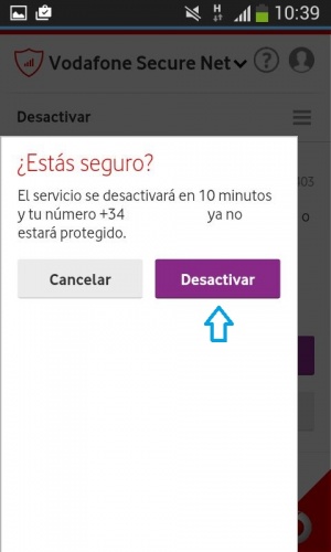 Imagen - C&oacute;mo desactivar Secure Net en Vodafone