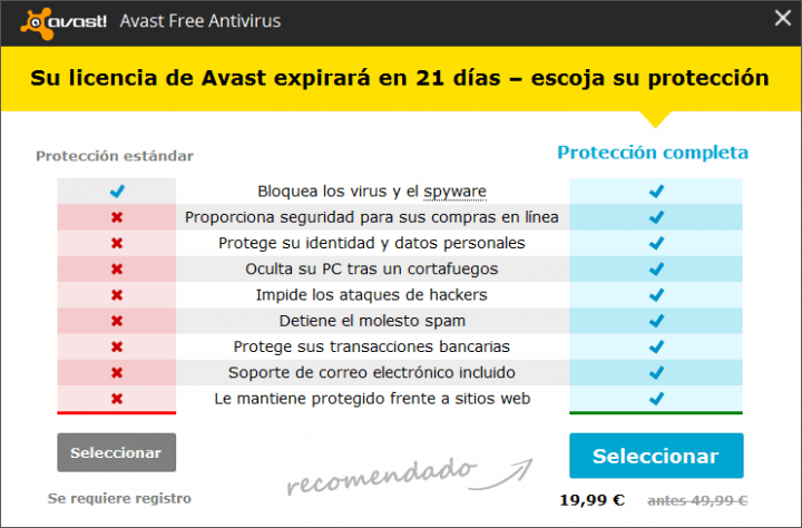 Imagen - C&oacute;mo renovar Avast