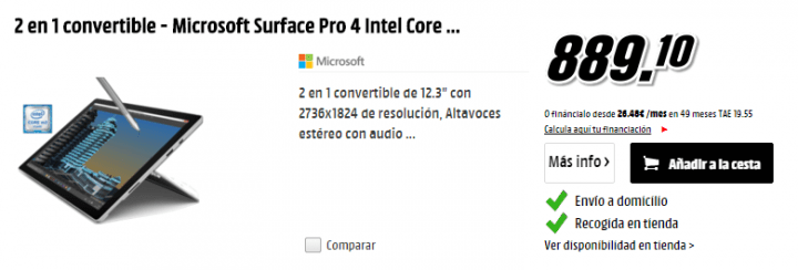 Imagen - 9 tiendas donde comprar la Surface Pro 4