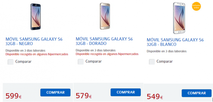 Imagen - &iquest;D&oacute;nde comprar el Samsung Galaxy S6 m&aacute;s barato?
