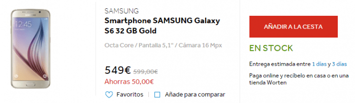 Imagen - &iquest;D&oacute;nde comprar el Samsung Galaxy S6 m&aacute;s barato?