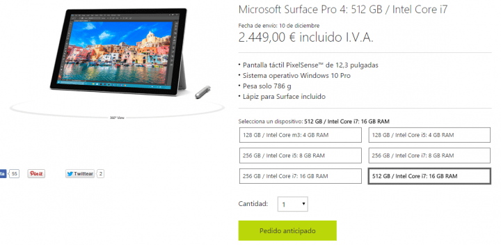 Imagen - 9 tiendas donde comprar la Surface Pro 4