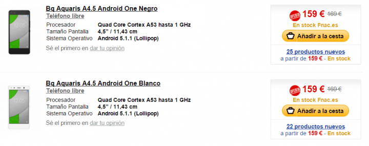 Imagen - 7 webs donde comprar bq Aquaris A4.5