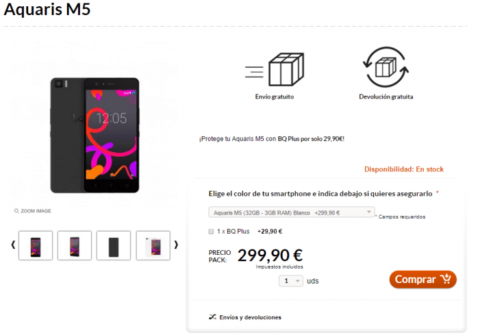 Imagen - D&oacute;nde comprar el bq Aquaris M5