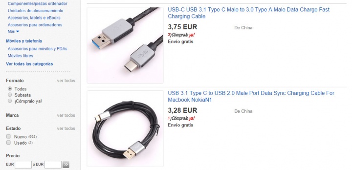 Imagen - Dónde comprar un cable USB Type-C