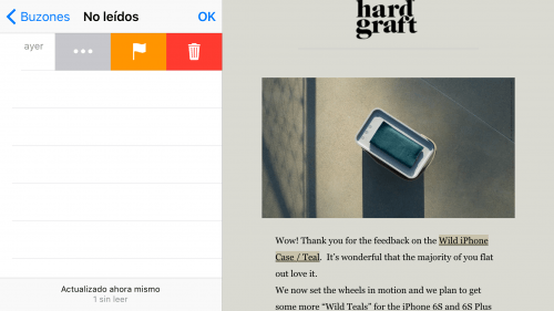 Imagen - Mail vs Outlook en iOS 9