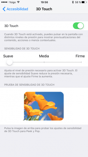 Imagen - Cómo mejorar la sensibilidad de la pantalla 3D Touch del iPhone 6s