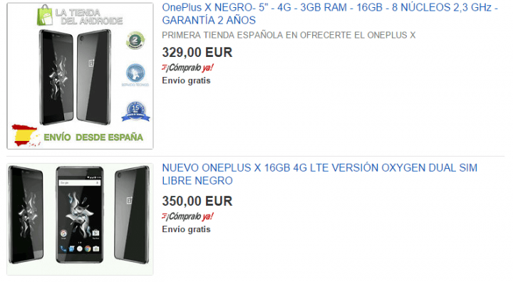 Imagen - D&oacute;nde comprar el OnePlus X en Espa&ntilde;a