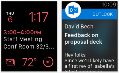 Imagen - Mail vs Outlook en iOS 9