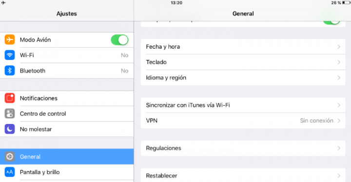 Imagen - Cómo restablecer los ajustes en iOS