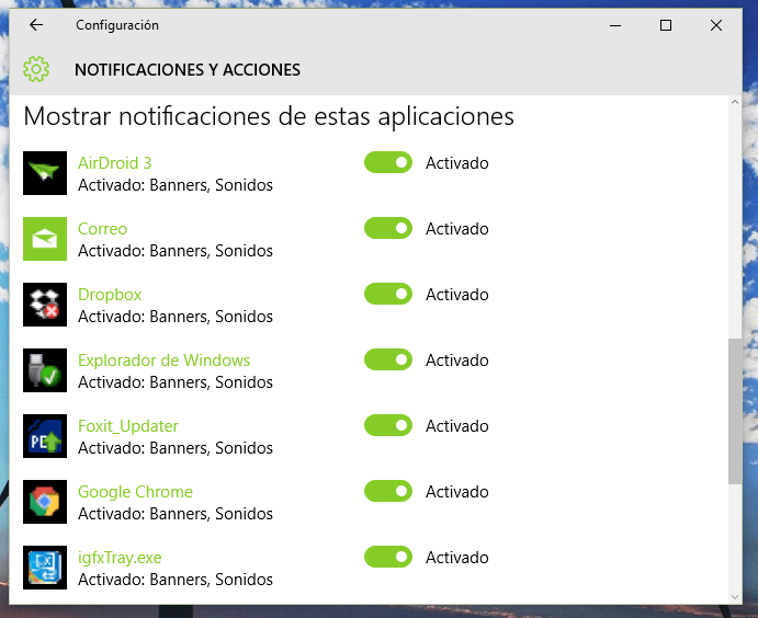 Imagen - C&oacute;mo personalizar el &aacute;rea de notificaciones de Windows 10