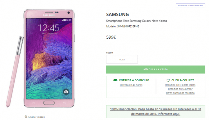 Imagen - 5 webs donde comprar el Galaxy Note 4