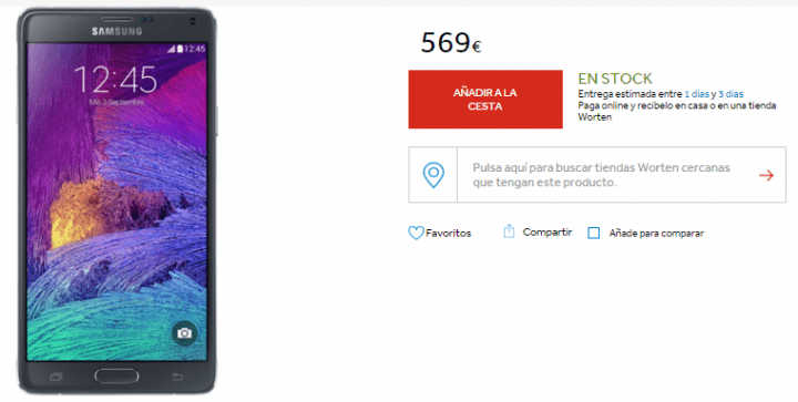 Imagen - 5 webs donde comprar el Galaxy Note 4