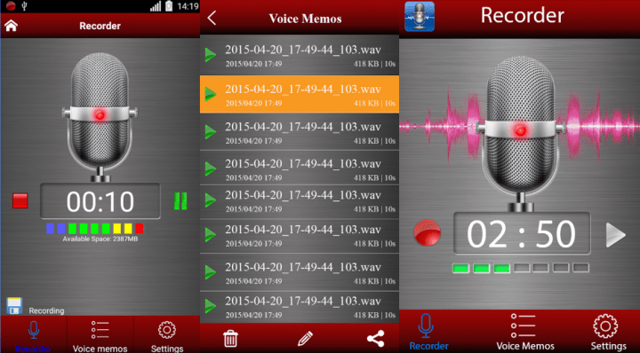 Imagen - 5 grabadoras de voz para Android
