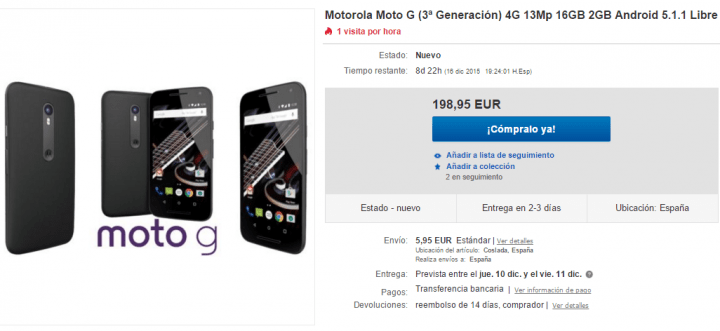 Imagen - 5 tiendas donde comprar el Moto G