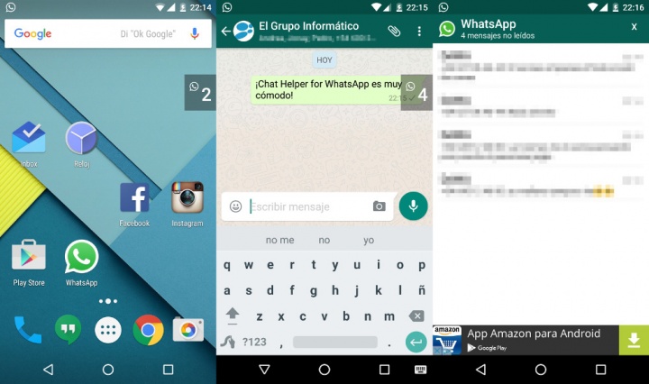 Imagen - Chat Helper for WhatsApp, la multitarea llega a WhatsApp