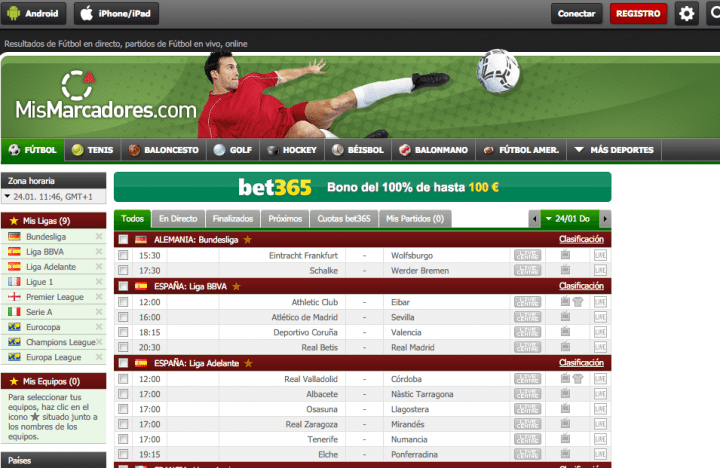 Imagen - Cómo ver los resultados de la Liga BBVA en Internet