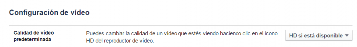 Imagen - C&oacute;mo ver siempre los v&iacute;deos en HD en Facebook
