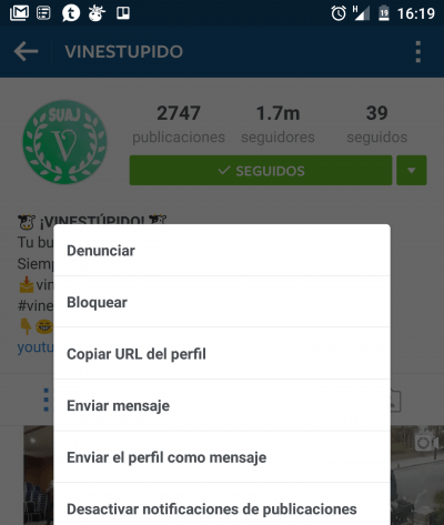 Imagen - Cómo activar notificaciones en Instagram
