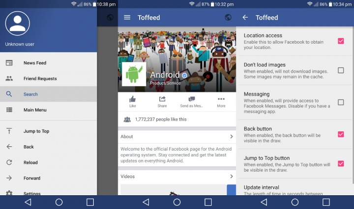 Imagen - Toffeed for Facebook, una app alternativa y ligera para Facebook