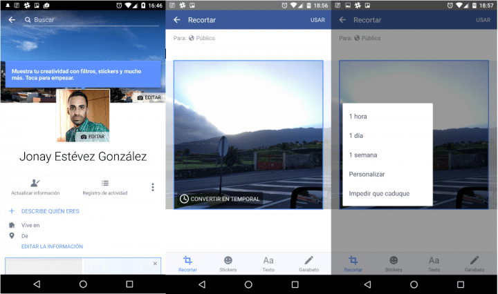 Imagen - Cómo poner una foto de perfil temporal en Facebook