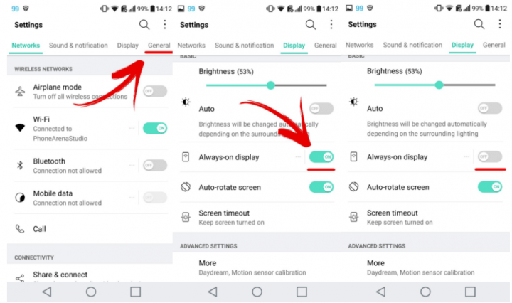 Imagen - Cómo desactivar &quot;pantalla siempre encendida&quot; en el Samsung Galaxy S7 y LG G5