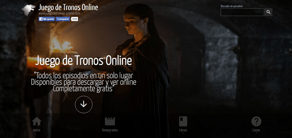 Imagen - Con esta web puedes ver Juego de Tronos online