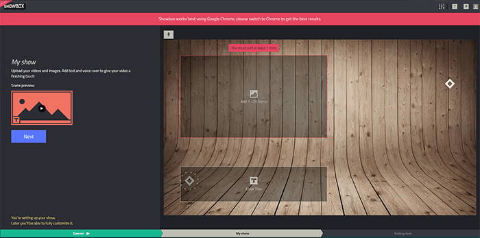 Imagen - Showbox, un interesante editor de v&iacute;deo online
