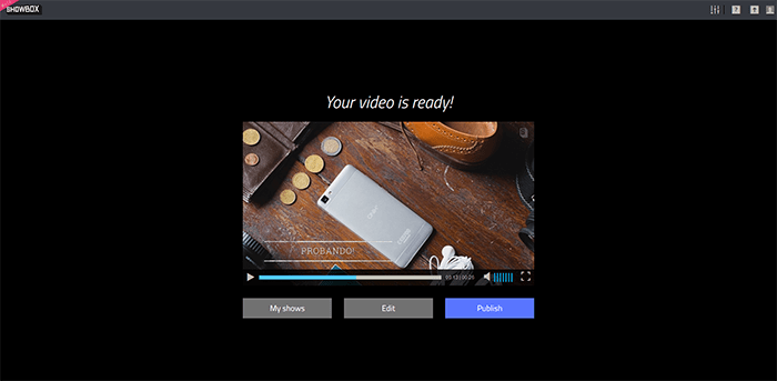 Imagen - Showbox, un interesante editor de v&iacute;deo online