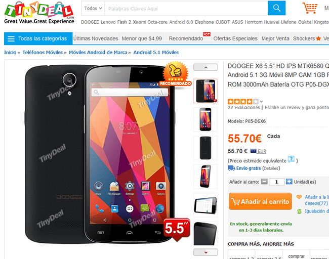 Imagen - D&oacute;nde comprar el Doogee X6