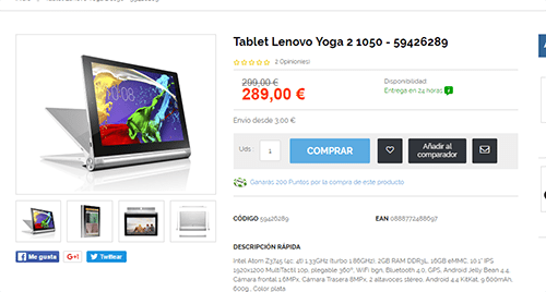 Imagen - D&oacute;nde comprar Lenovo Yoga Tablet 2
