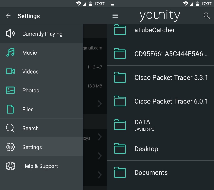 Imagen - Younity, gestiona todo tu PC desde tu terminal Android o iOS